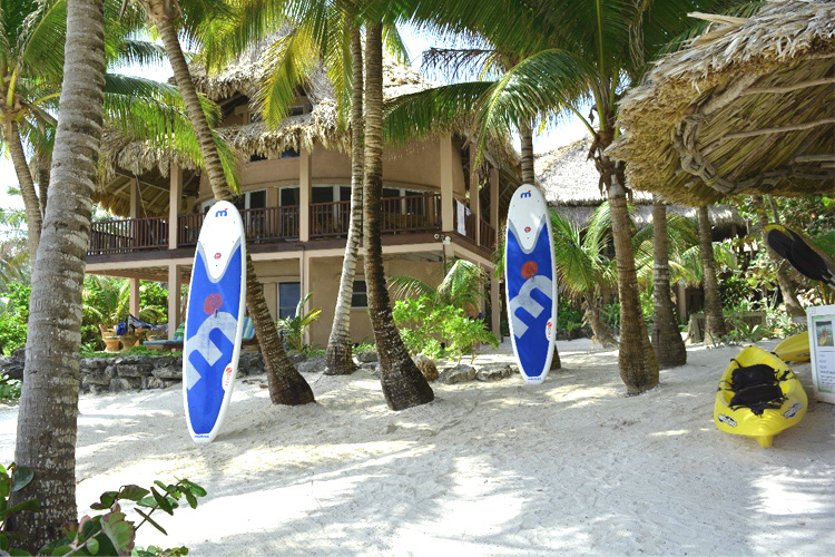 complimentary paddle boards 